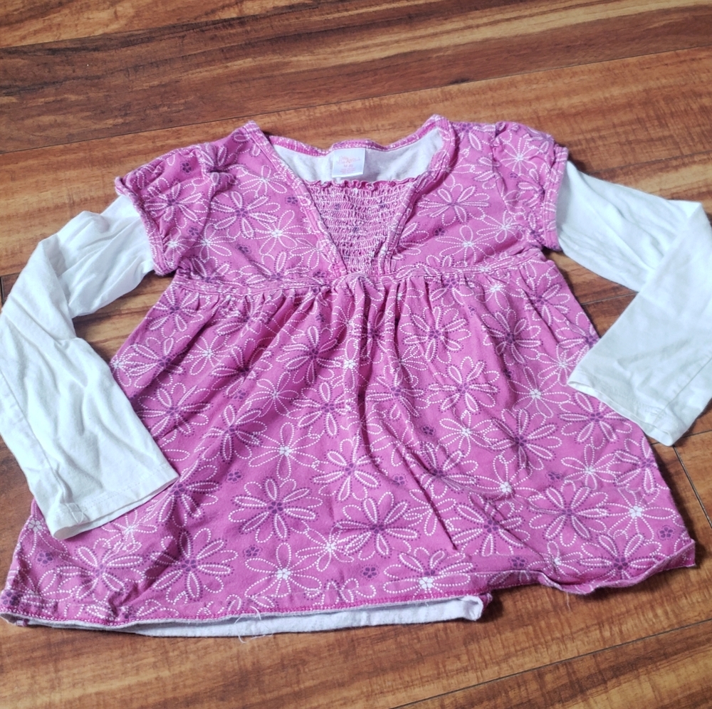 Little miss attitude M (6) pink girls long sleeve